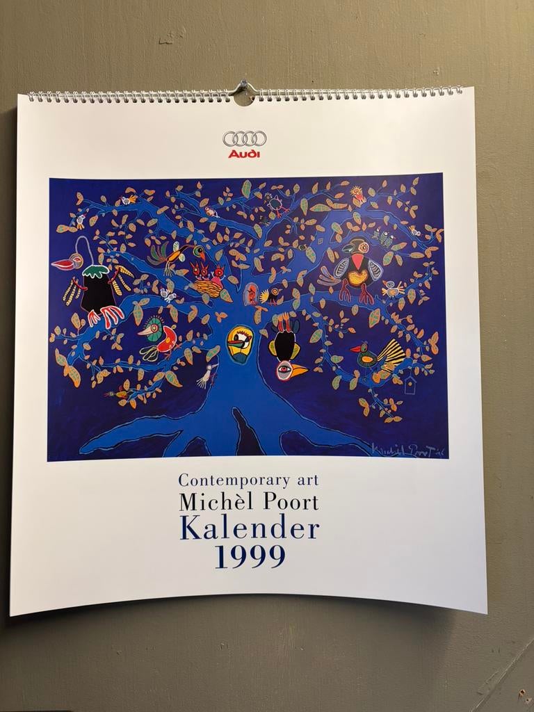 Michel Poort Audi kalender 1999, Ophalen of Verzenden, Maandkalender, Zo goed als nieuw
