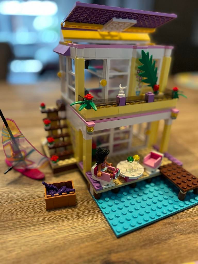 Lego Friends 41037 Stephanie's Beach House, Gebruikt, Lego, Friends, Ophalen of Verzenden