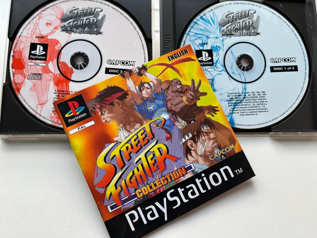 Street Fighter Collection PlayStation 1, Gebruikt, Vechten, T, 2 spelers