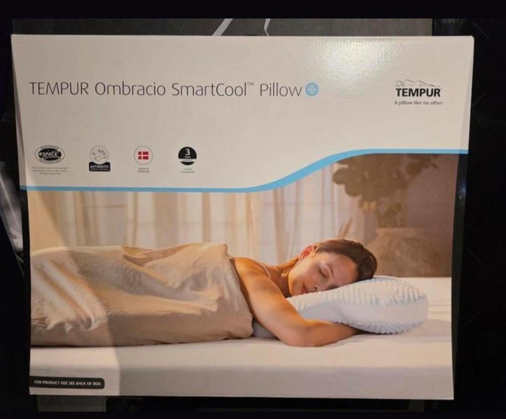 Nieuwe Tempur slaapkussen (nieuw in verpakking)., 90 cm, Eenpersoons, Wit, Nieuw