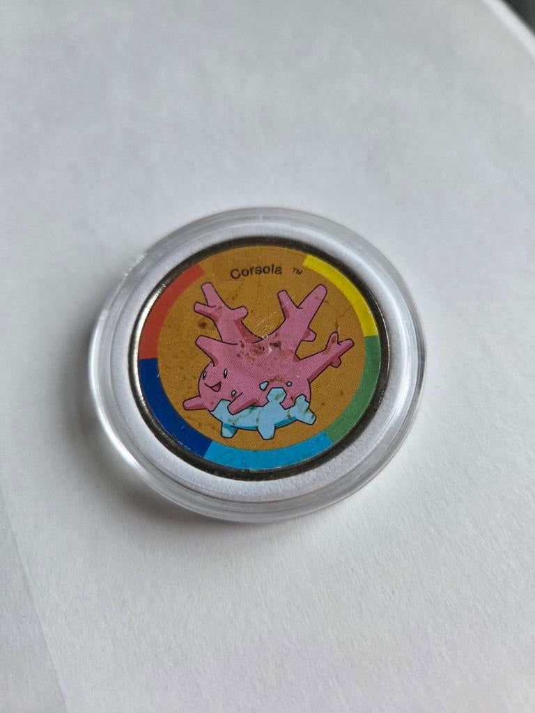 Pokémon Coin "Corsola" 2001 - Gotta Catch Em All, Ophalen of Verzenden
