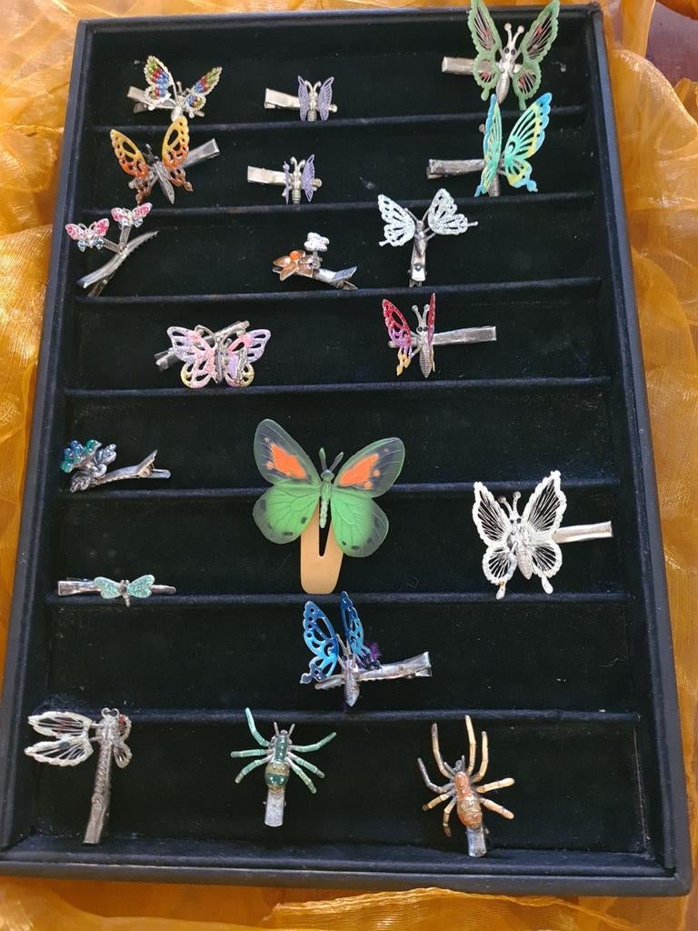 Haarsieraden, Vlinders, e.a. 19 stuks. Nieuw., Ophalen of Verzenden, Nieuw, Overige materialen, Overige typen