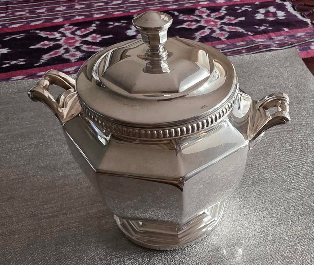 Christofle Gallia Verzilverd Suikerpot, Ophalen of Verzenden