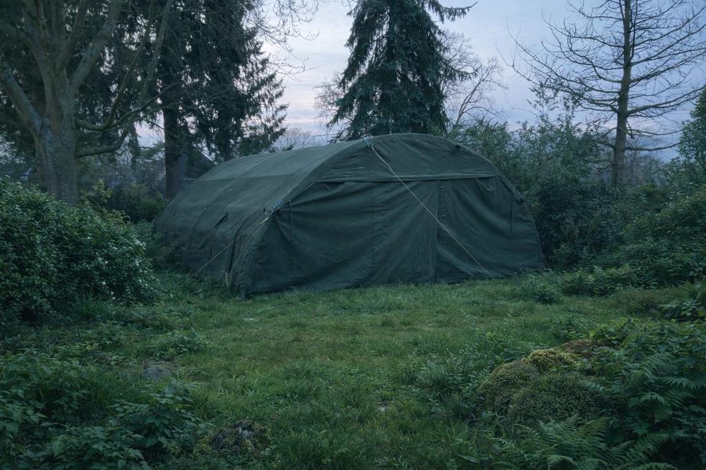 Leger boogtent te huur, Ophalen, Gebruikt, Meer dan 6
