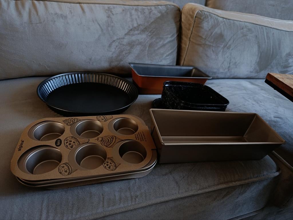 Bakvormen set, Ophalen of Verzenden