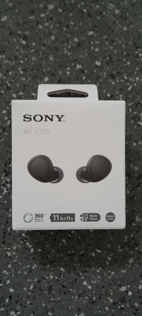 Sony oordopjes ~ nieuw ~ zwart (evt wit) ~ WF C510, Ophalen of Verzenden, Nieuw
