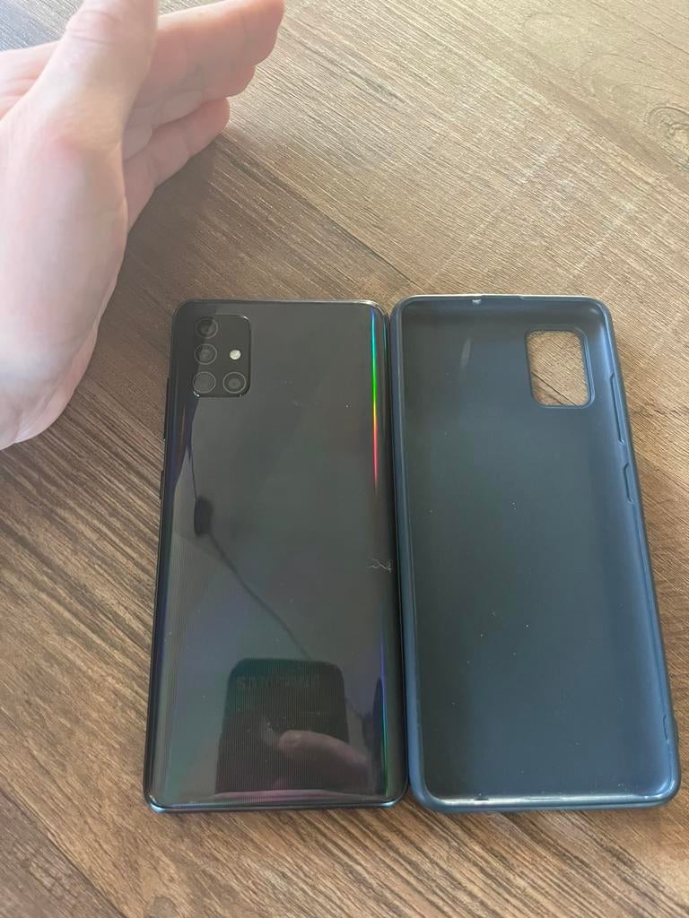 Samsung galaxy a51, Ophalen, Zwart, Zo goed als nieuw, 128 GB