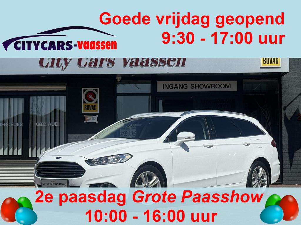 Ford Mondeo 1.5 Titanium automaat 161 pk navigatie climate c, Stof, 4 cilinders, Mondeo, Wit