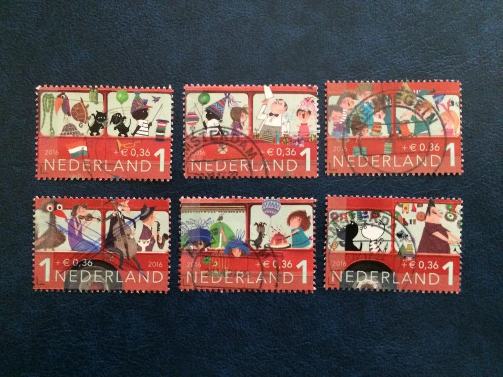 serie kinderpostzegels 2010, Verzenden, Na 1940, Gestempeld