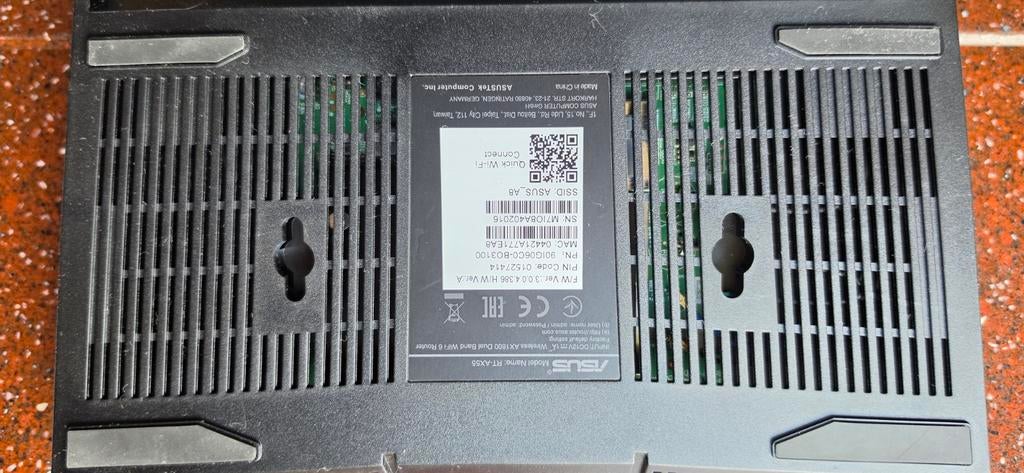 ASUS RT-AX55 AX1800 Dual Band WiFi 6 Router, Computers en Software, Routers en Modems, Ophalen of Verzenden, Gebruikt, Router