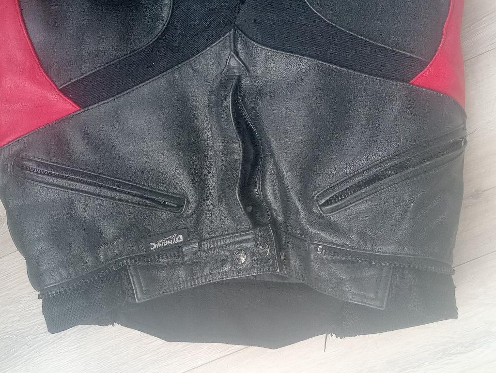 Te koop Motorpak broek en jas, Motoren, Kleding | Motorkleding, Ophalen, Tweedehands, Jas | leer, MQP