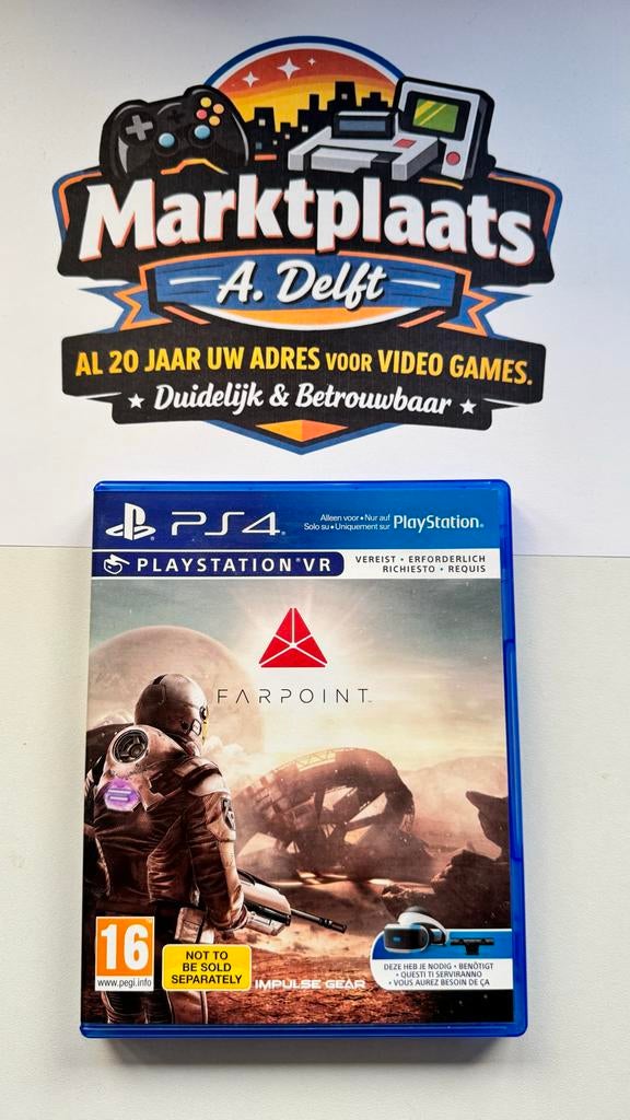 Farpoint PS4 game, Online, Gebruikt, Shooter, 1 speler