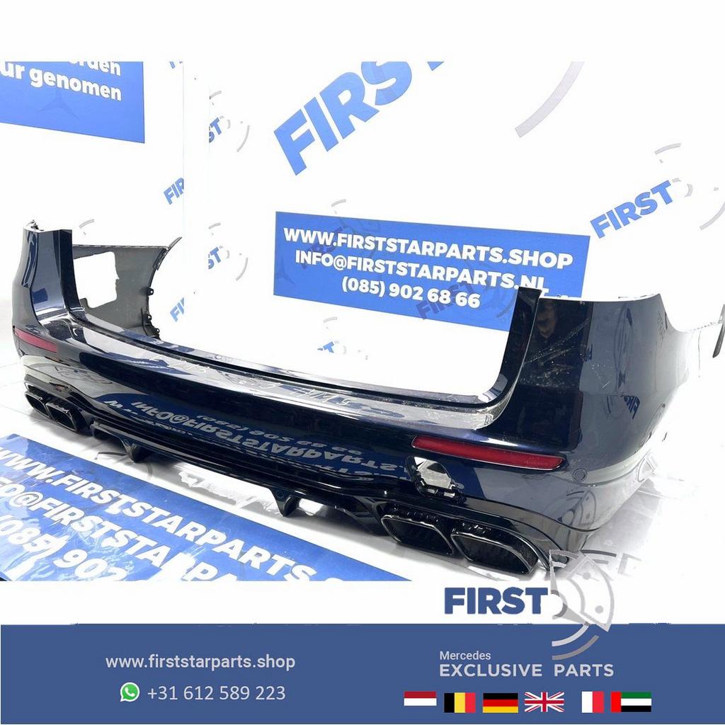 W213 FACELIFT E63 E63S AMG ACHTERBUMPER + DIFFUSER Mercedes, Gebruikt, -, Ophalen of Verzenden, Achter