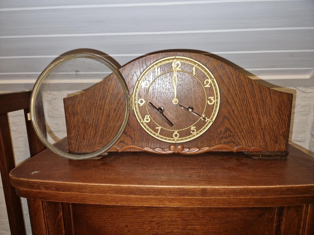Pendule tafelklok ( kienzle?), Antiek en Kunst, Antiek | Klokken, Ophalen