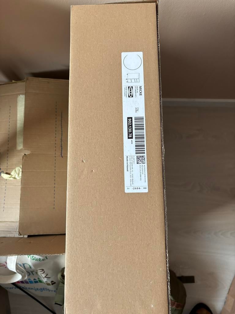 Twee Micke ladeblokken op wielen, nieuw in doos, Ophalen, Minder dan 50 cm, Nieuw, 3 of 4 laden