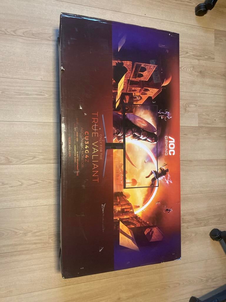 AOC 34 inch 240Hz Ultrawide Gaming Monitor, Computers en Software, Monitoren, Curved, VA, Nieuw, Minder dan 1 ms