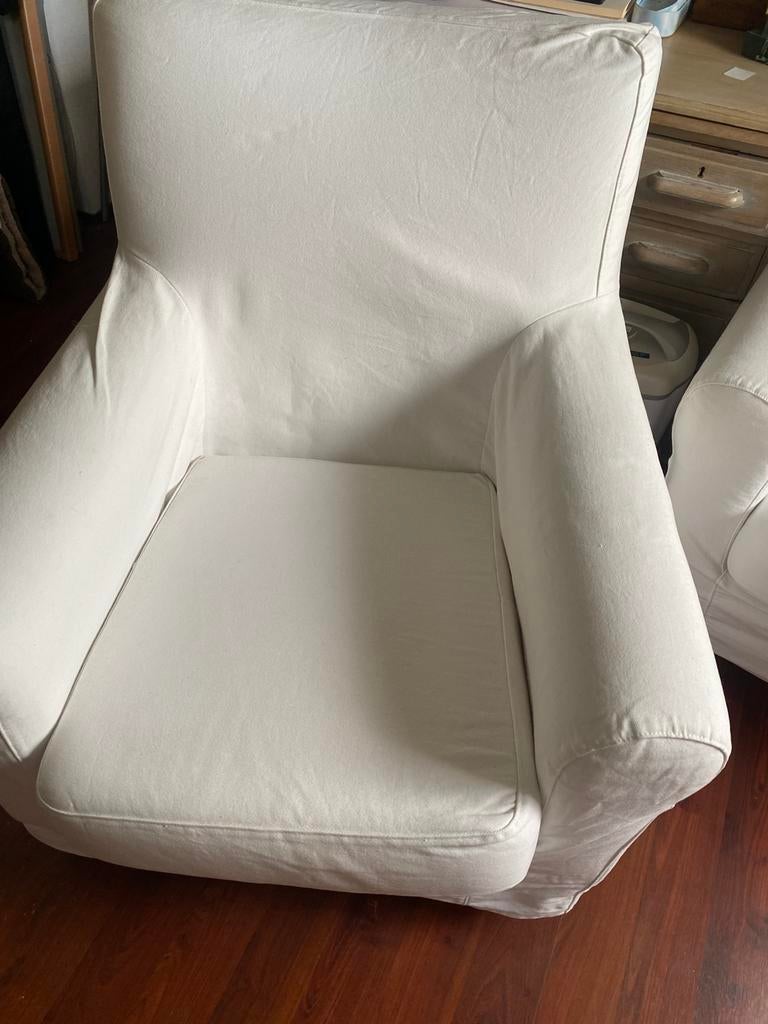 2 JENALUND WITTEN STOELEN IKEA, Ophalen, Gebruikt, Twee, Wit