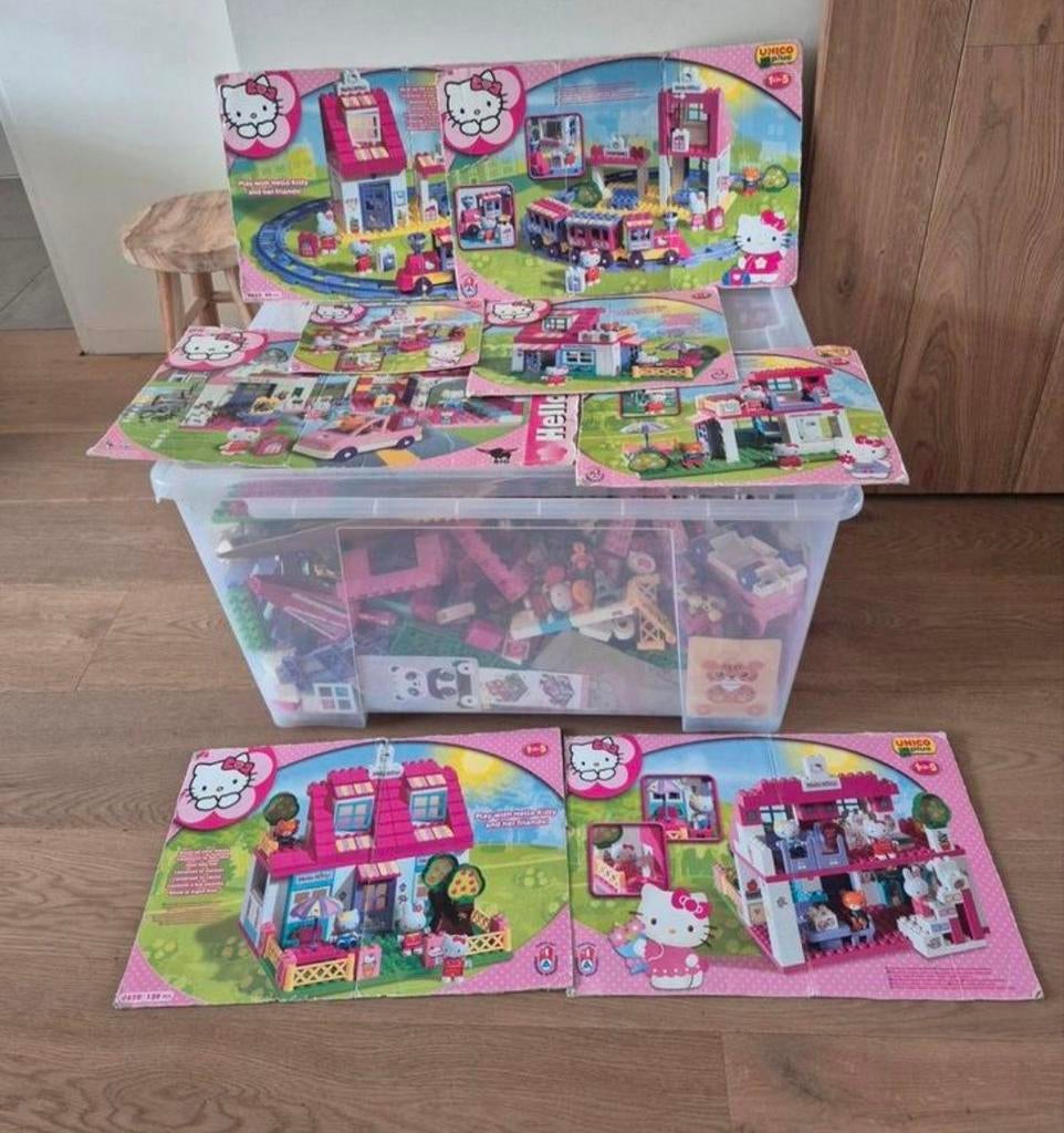 Mega bak Hello Kitty Duplo - Veel speelplezier!, Gebruikt, Overige thema's, Ophalen of Verzenden, Inclusief minifiguren