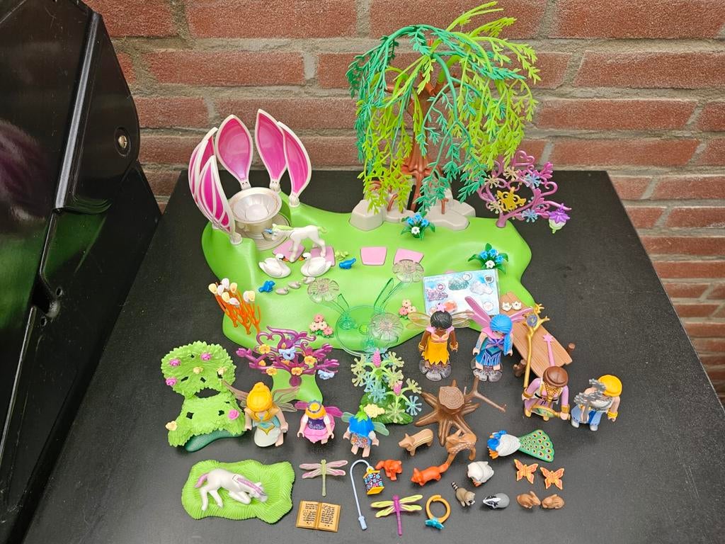 Playmobil 5444 feeëneiland met magische juwelenbron en meer, Ophalen of Verzenden, Zo goed als nieuw