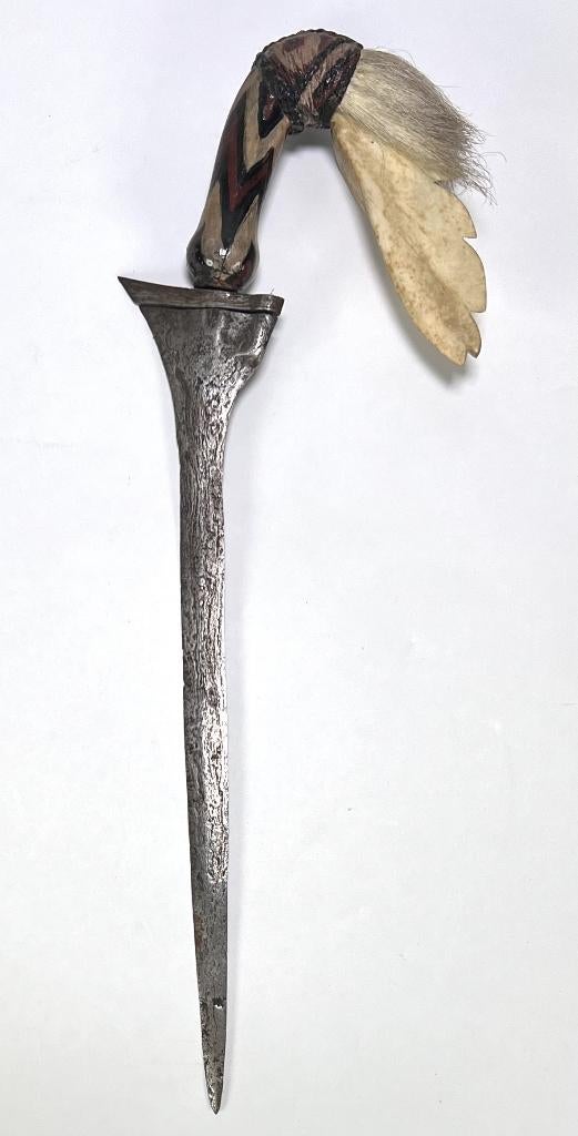 89. Dayak kris, Borneo, eind 19e eeuw, Antiek en Kunst, Ophalen of Verzenden