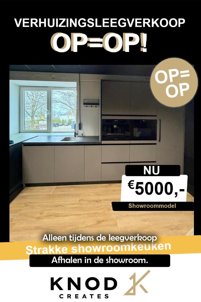 keuken showroommodel, Ophalen, Overige materialen, Overige typen, Nieuw