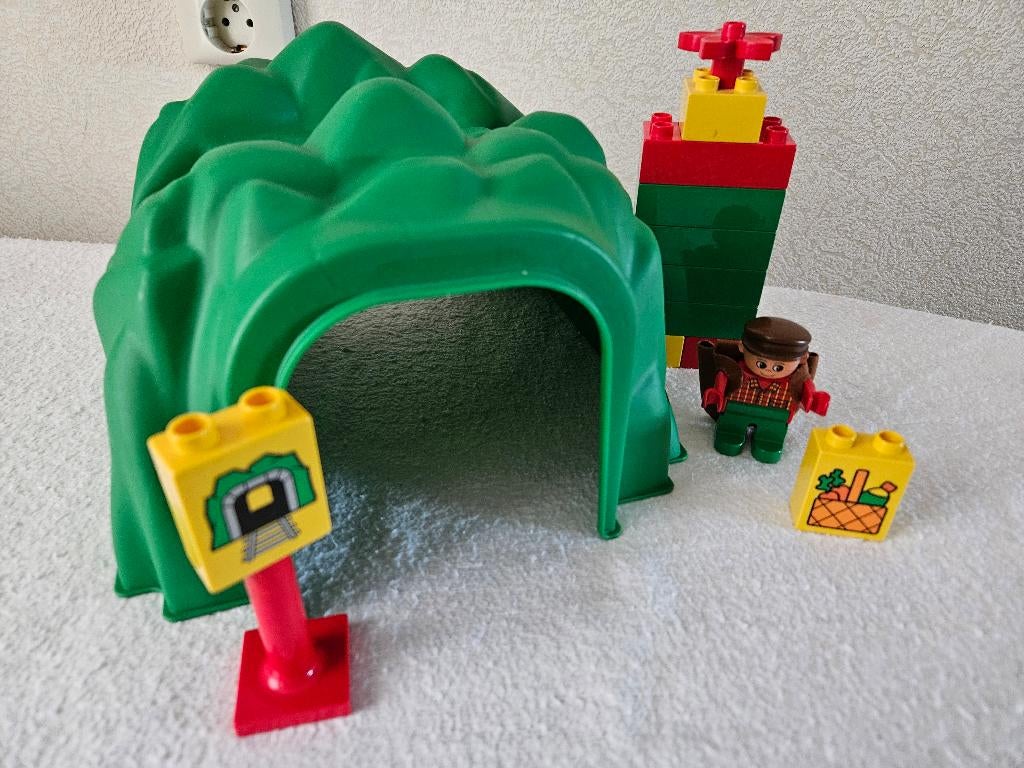 Lego Duplo 2938 trein tunnel, City, Ophalen of Verzenden, Zo goed als nieuw, Duplo