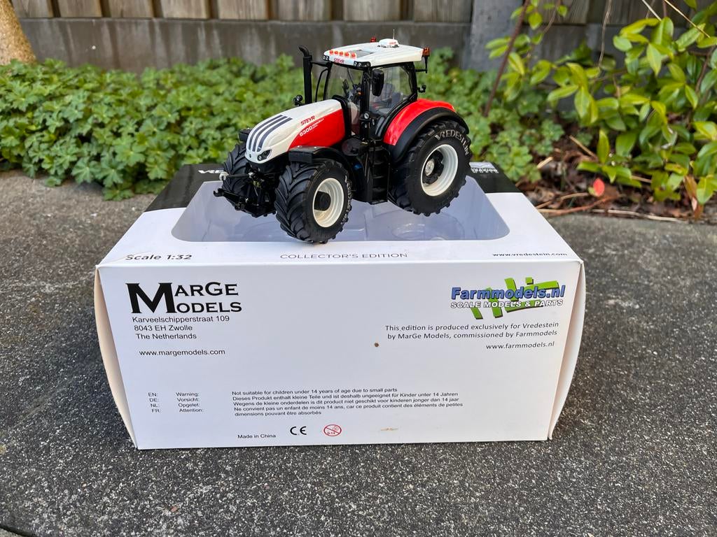 Steyr Terrus 6300 Vredestein Marge Models 1:32, Ophalen, Zo goed als nieuw, Tractor of Landbouw, Overige merken