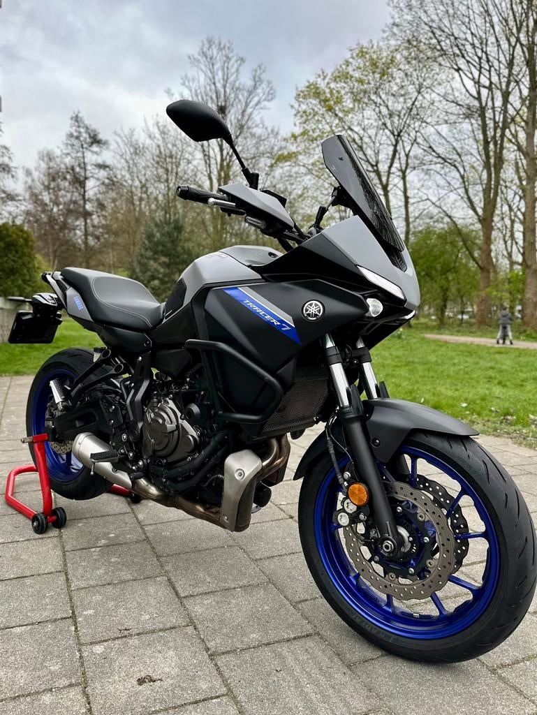 *VERKOCHT* Yamaha Tracer 7 (bj 2021) – A2 (35 kW), 2 cilinders, Bedrijf, Toermotor, Minimaal motorrijbewijs A2