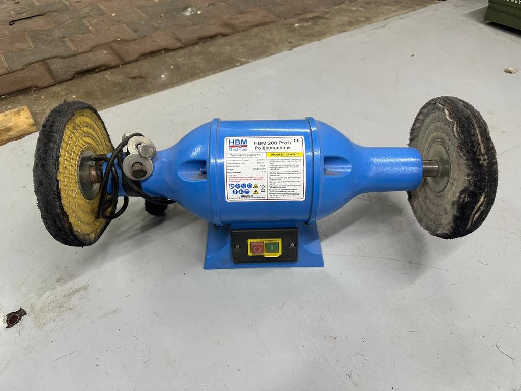 HBM Polijstmachine., Ophalen