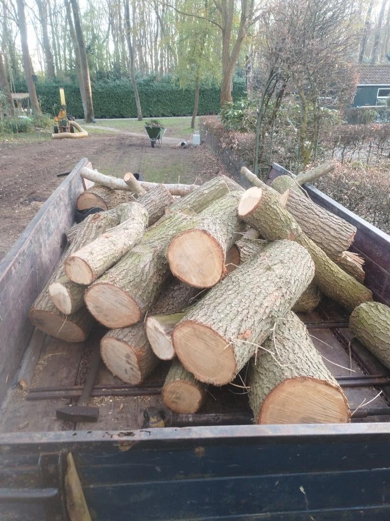 eiken hout kachelhout, Tuin en Terras, Haardhout, Minder dan 3 m³, Ophalen of Verzenden