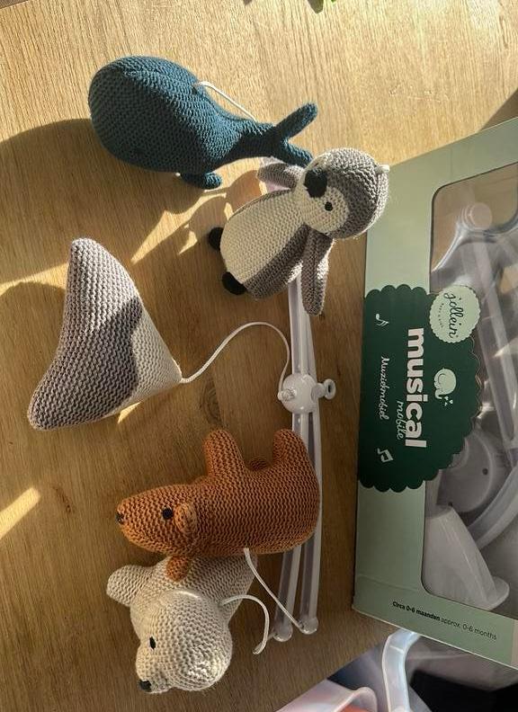 Jollein muziekmobiel ijsdieren, Ophalen of Verzenden, Nieuw, Overige typen