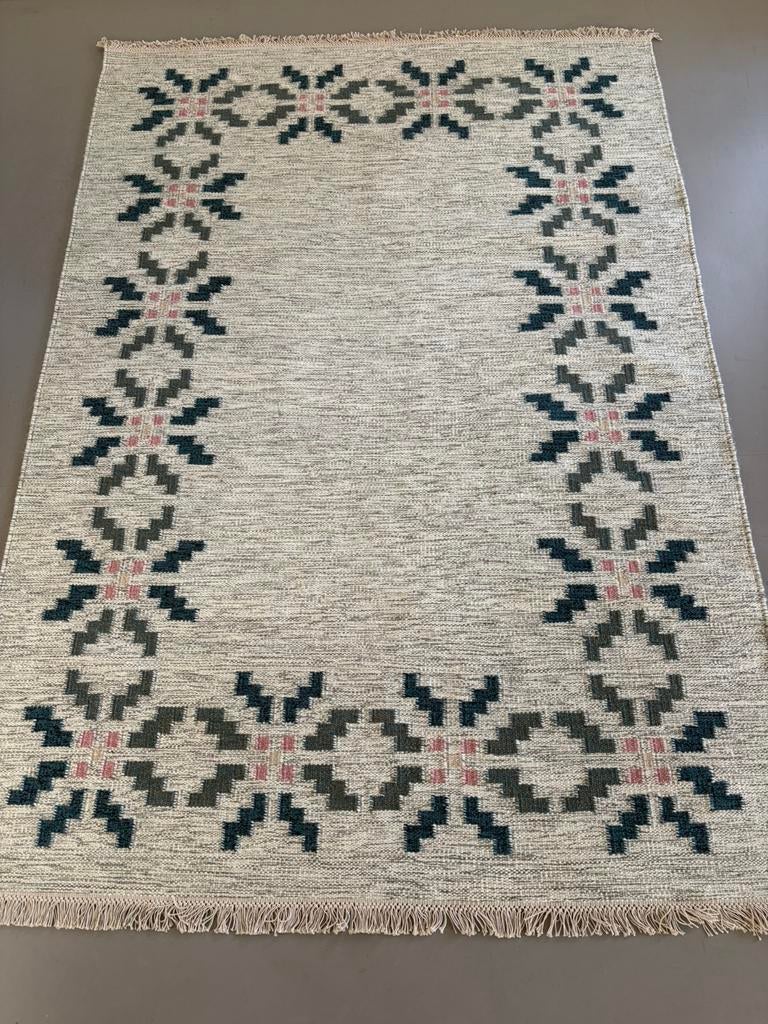 Nieuw handgeweven wollen vloerkleed röllakan, Geen, Geen, 150 tot 200 cm, Ophalen of Verzenden