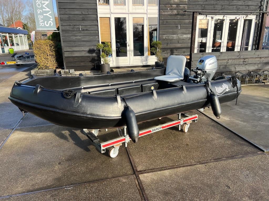 Whaly 370 + Nieuwe Honda BF10 Elektrische start, Watersport en Boten, Vis- en Consoleboten, Ophalen, Overige materialen, Tot 10 pk