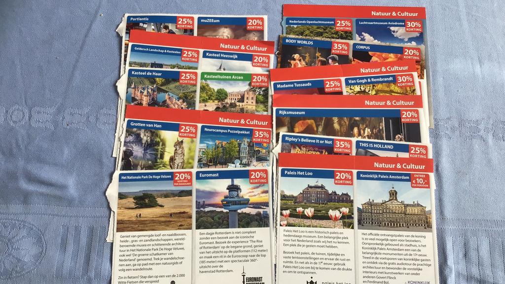 Natuur en cultuur voordeelbon, Tickets en Kaartjes, Drie personen of meer, Kortingsbon
