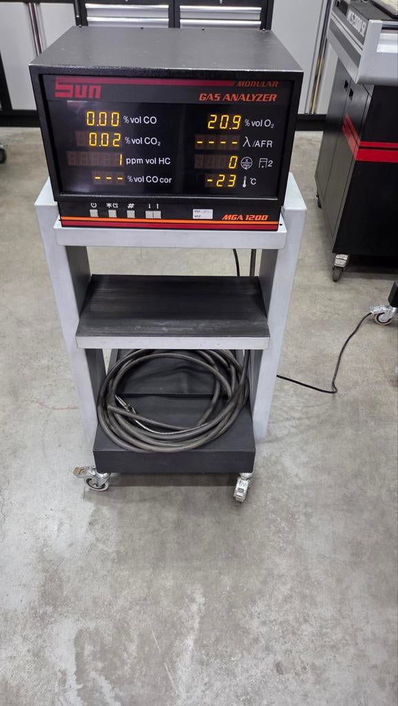 Sun MGA 1200 4 gastester Co meter - APK vrij, Ophalen, Gebruikt