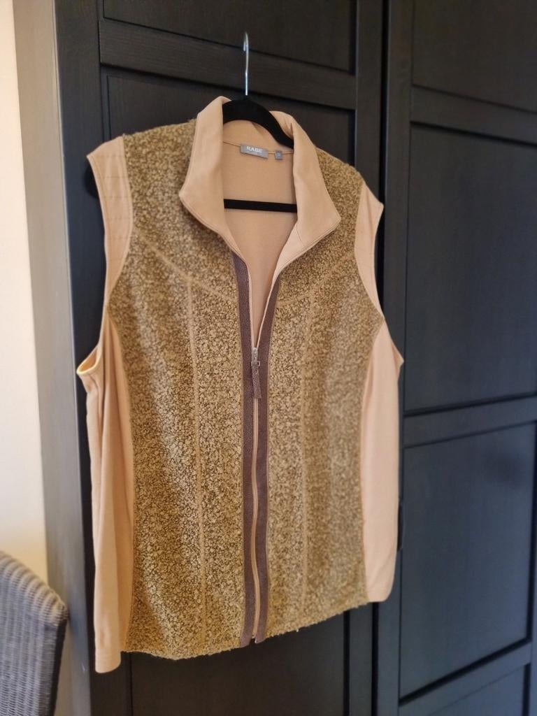Bodywarmer/ mouwloos  vest "Rabe", Rabe, Beige, Trui of Vest, Ophalen of Verzenden