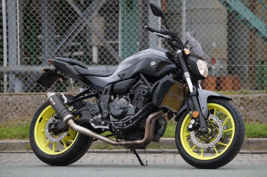 YAMAHA MT 07 ABS (bj 2017) 36,665 km, 2 cilinders, Motorrijbewijs A, Bedrijf, Onbekend