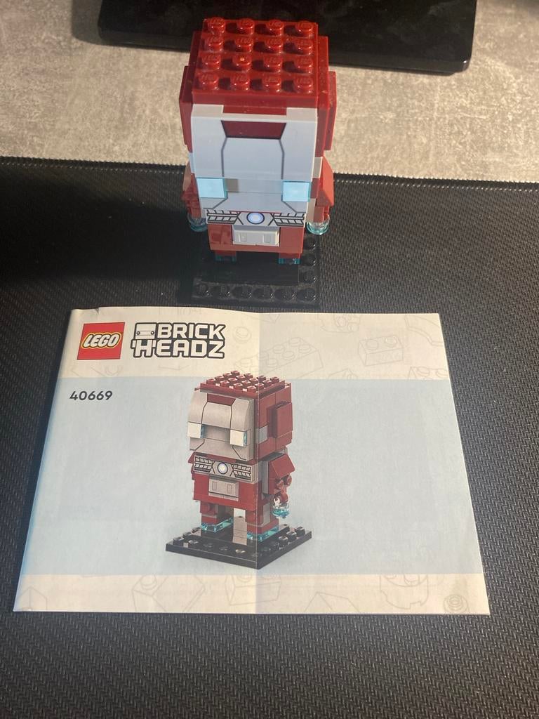 LEGO BrickHeadz Iron Man MK5 (40669) - Nieuwstaat, Kinderen en Baby's, Speelgoed | Duplo en Lego, Zo goed als nieuw, Lego, Complete set