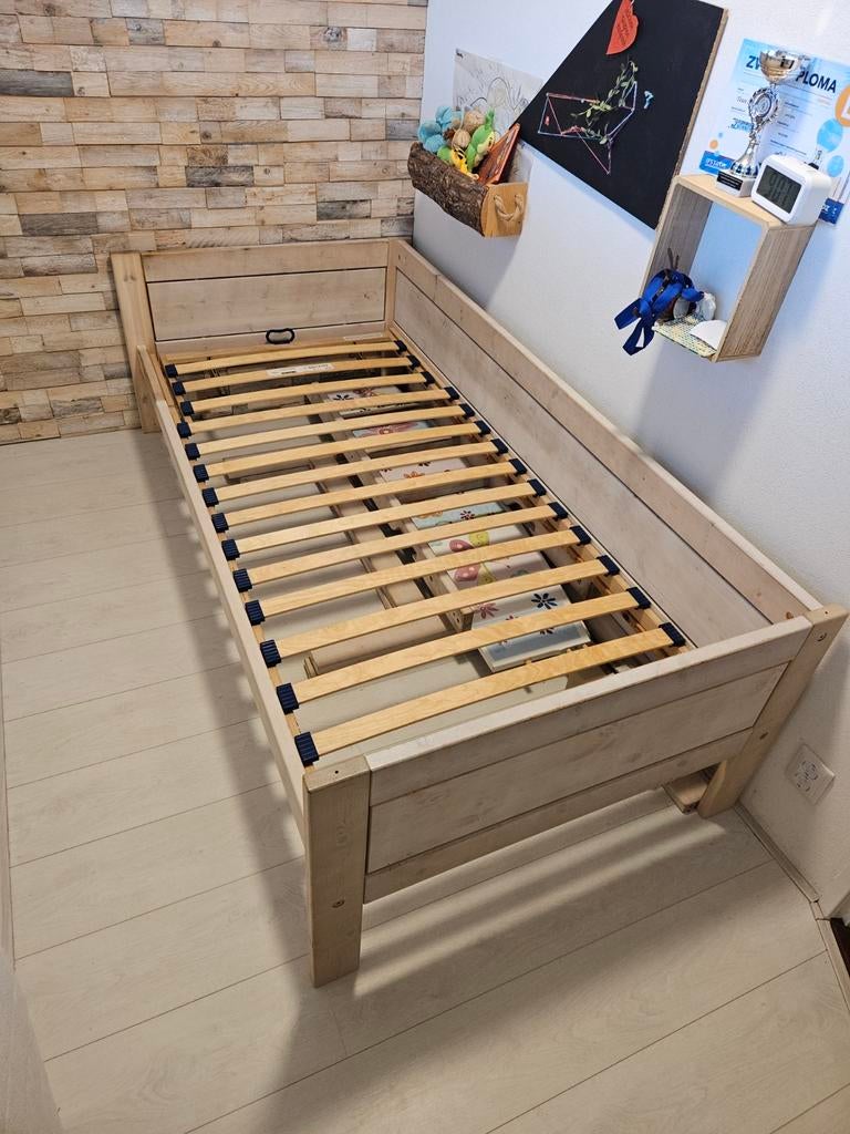 Lifetime Halfhoogslaper met Piraten én Bloemen paneel, Ophalen, Zo goed als nieuw, Halfhoogslaper