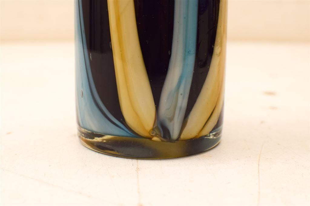 Gekleurde glazen fles 44947, Gebruikt, Overige kleuren, Aardewerk of Porselein, Ophalen of Verzenden