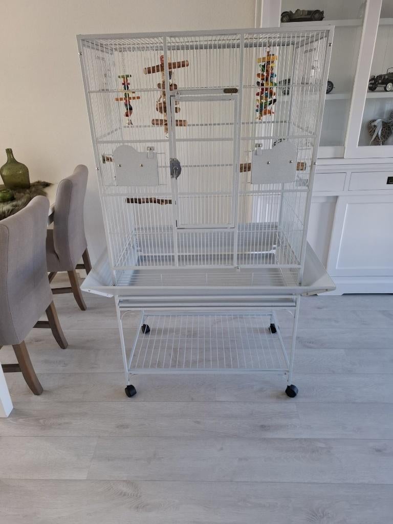 vogelkooi keddoc alaska, Ophalen, Zo goed als nieuw, Metaal, Vogelkooi