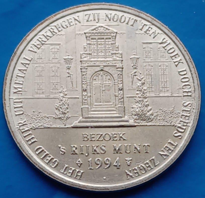 Penning Het Nederlands Muntmuseum - 1994, Postzegels en Munten, Penningen en Medailles, Verzenden, Overige materialen, Nederland