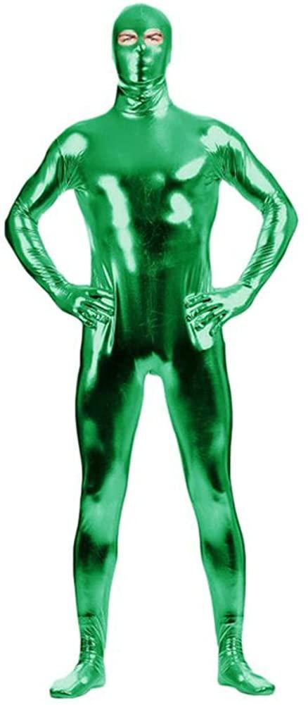 Groen heren bodysuit / catsuit glimmend zentai wetlook suit, Verzenden, Nieuw, Overige maten, Kleding