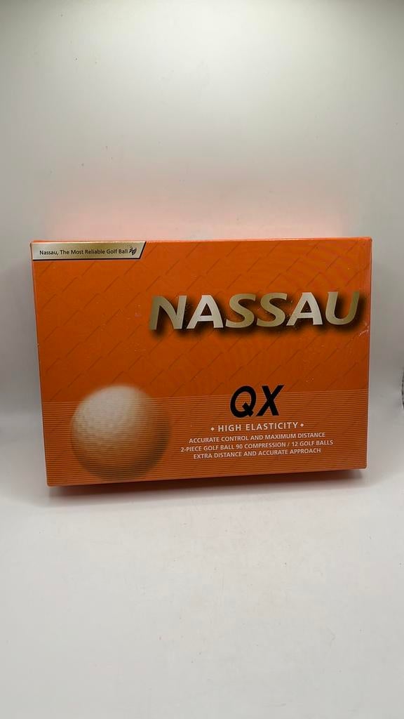 Nassau QX high elasticity golfballen., Ophalen of Verzenden, Nieuw, Bal(len)