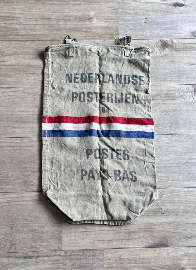 Vintage postzak met vlag, 83 x 53 cm, Antiek en Kunst, Ophalen of Verzenden
