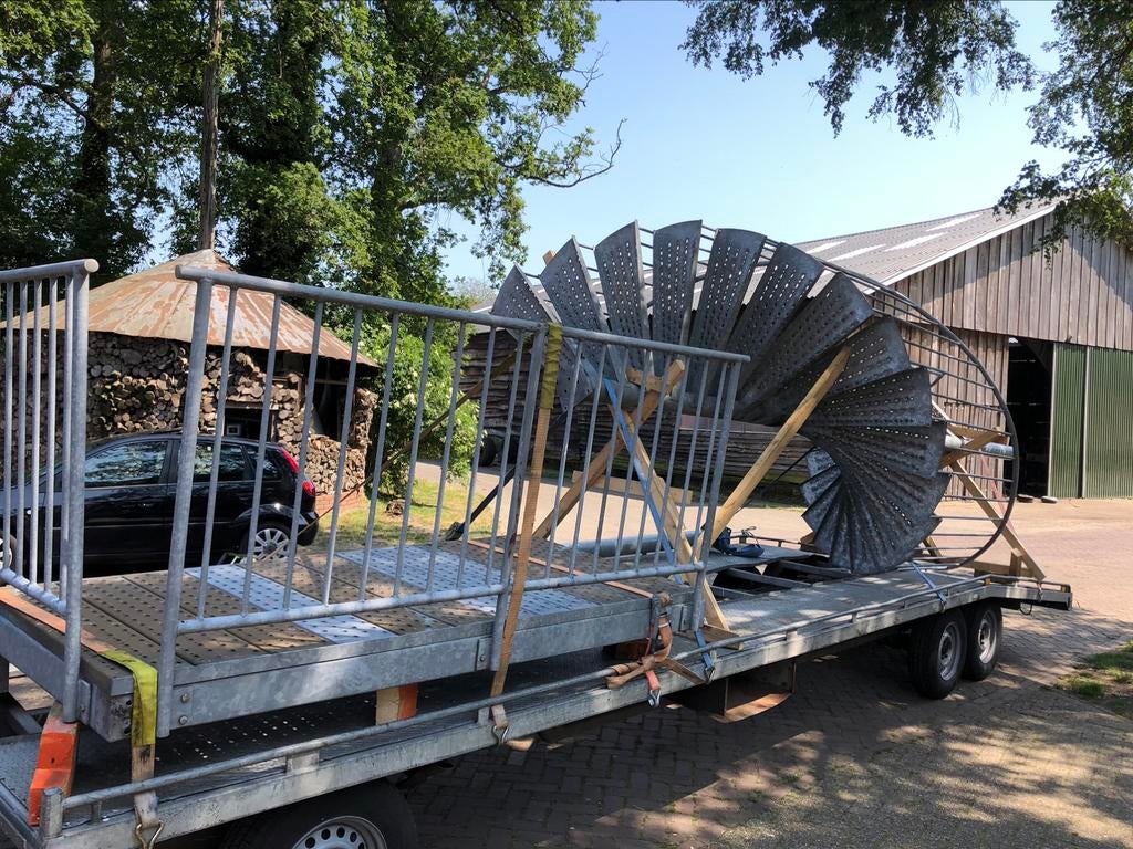 Doorlopend stalentrap metalentrap trappen te koop thuisbezor, Ophalen of Verzenden