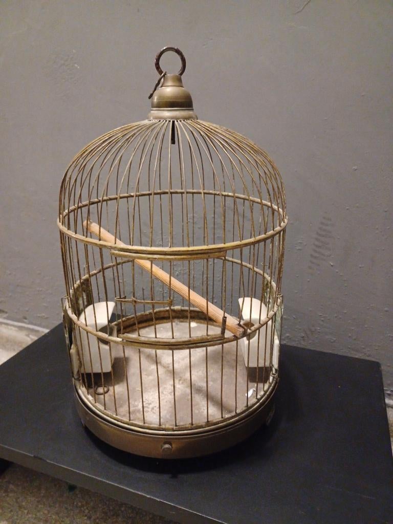 Vogelkooi, koper, Antiek en Kunst, Ophalen