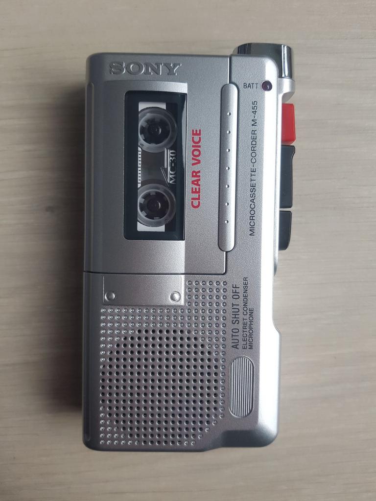 Sony Voice Memo Recorder M-455 Micro Cassette Recorder, Ophalen of Verzenden, Audio