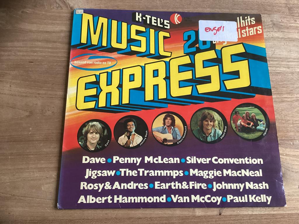 Lp k-tel’s Music Express, Cd's en Dvd's, Vinyl | Verzamelalbums, Ophalen of Verzenden, Gebruikt, 12 inch, Pop