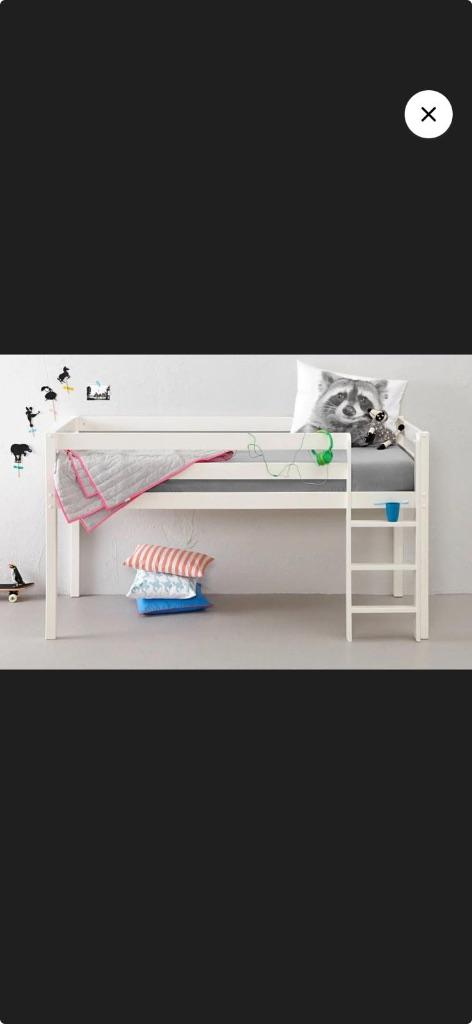 Noud kids halfhoogslaper (wehkamp), Kinderen en Baby's, Kinderkamer | Stapelbedden en Hoogslapers, Ophalen, Zo goed als nieuw